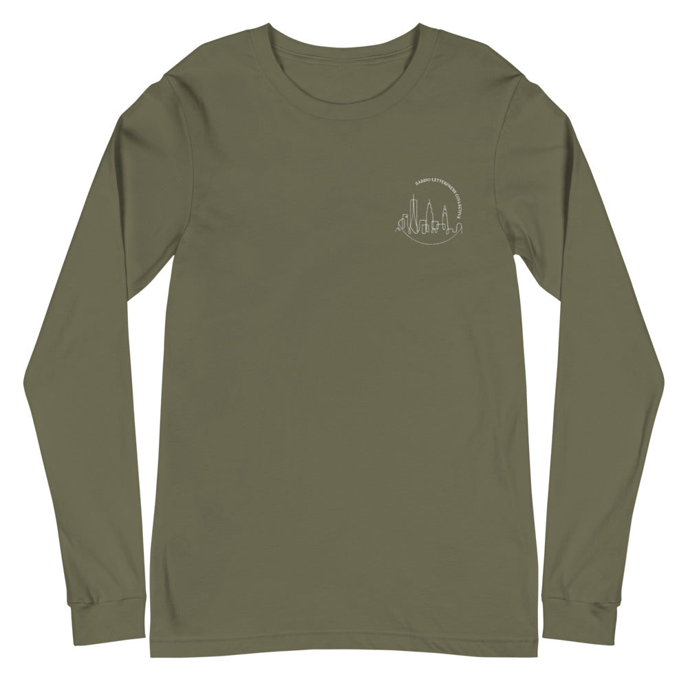 Logo Embroidered Long Sleeve Tee