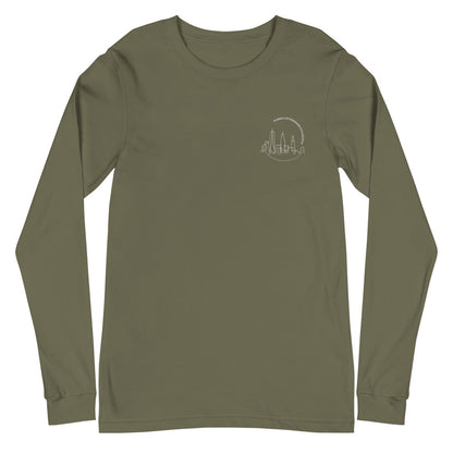 Logo Embroidered Long Sleeve Tee
